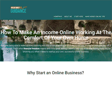 Tablet Screenshot of onlinemoneyguidance.com